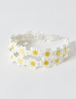 Mac & Ellie Daisy Headband, White product photo View 02 S
