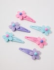Mac & Ellie Mini Daisy Clips Set, 6-Piece, Multicoloured product photo