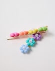 Mac & Ellie Beaded Daisy Clip Set, 2-Piece, Pink product photo View 02 S