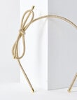 Mac & Ellie Bow Headband, Gold Tone product photo View 03 S