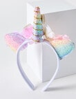 Mac & Ellie Unicorn Crown Headband, Pink product photo View 02 S