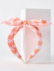 Mac & Ellie Gingham Bow Headband, Peach product photo View 03 S