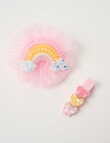 Mac & Ellie Rainbow Hearts Clip, 2-Piece product photo