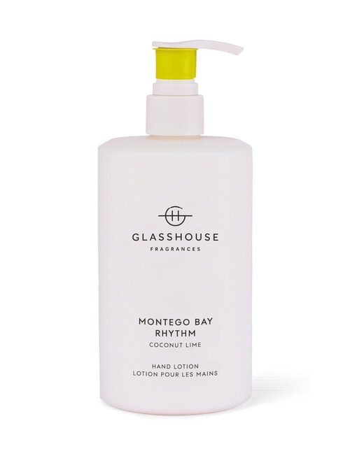 Glasshouse Fragrances Montego Bay Rhythm Hand Lotion, 450ml product photo