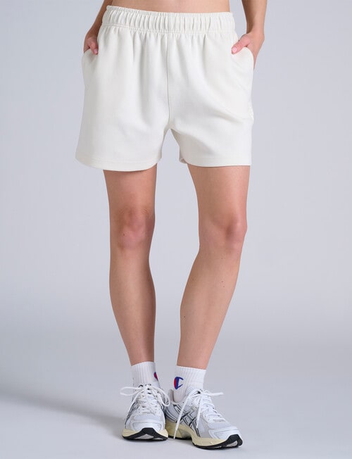 Champion Rochester Base Shorts, Ivory White product photo
