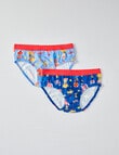 Blue Ink Circus Brief, 2-Pack, Blue 2-8 product photo