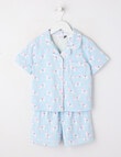 Sleep Mode Unicorn Carousel Short PJ Set, Iceberg, 2-8 product photo