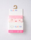 Blue Ink Rosie Gingham Bikini Brief, 2-Pack, Pink, 2-8 product photo View 02 S