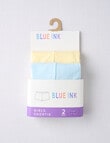 Blue Ink Shortie, 2-Pack, Pastel Colours, 4-14 product photo View 02 S