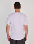 Chisel Ultimate Stripes Crew Tee, Mauve product photo View 02 S