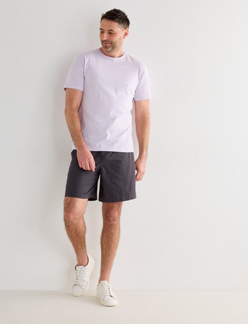 Chisel Ultimate Stripes Crew Tee, Mauve product photo View 03 L