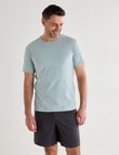 Chisel Ultimate Stripes Crew Tee, Sea Green product photo