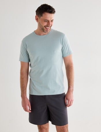 Chisel Ultimate Stripes Crew Tee, Sea Green product photo