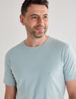 Chisel Ultimate Stripes Crew Tee, Sea Green product photo View 04 S