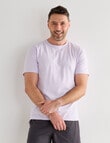 Chisel Ultimate Stripes Crew Tee, Mauve product photo