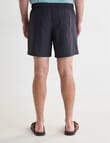 Chisel Print Swimshort, Charcoal product photo View 02 S