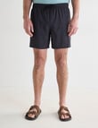 Chisel Print Swimshort, Charcoal product photo View 06 S