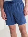 Chisel Print Swimshort, Navy product photo View 04 S
