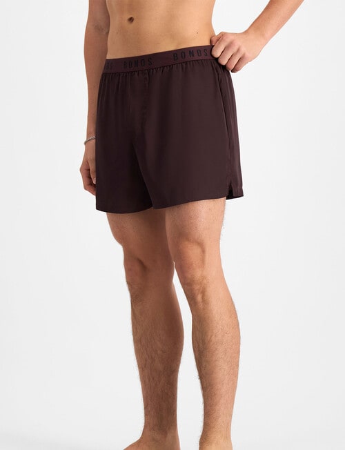 Bonds Satin Sleep Short, Berry Liqueur product photo View 03 L