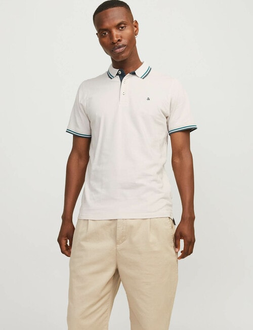 Jack & Jones Paulos Polo Shirt, Moonbeam product photo View 03 L