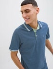 Jack & Jones Paulos Polo Shirt, Oceanview product photo View 04 S