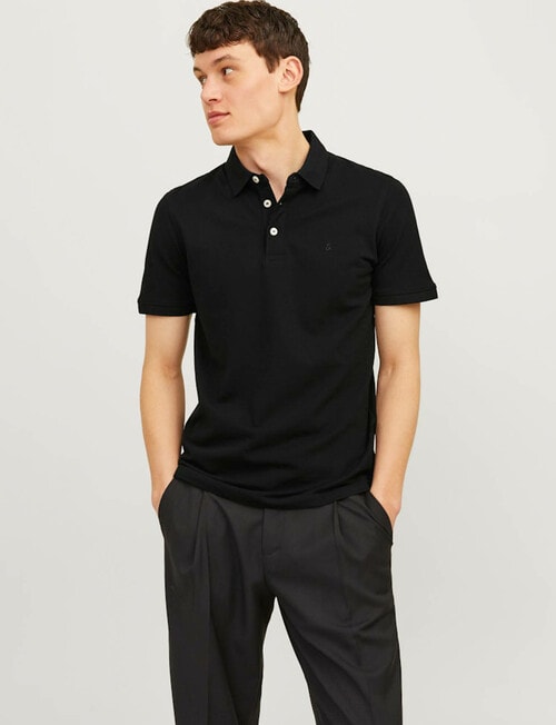 Jack & Jones Paulos Polo Shirt, Black product photo View 03 L