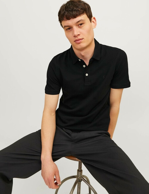 Jack & Jones Paulos Polo Shirt, Black product photo View 04 L