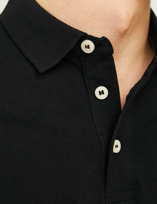 Jack & Jones Paulos Polo Shirt, Black product photo View 06 L
