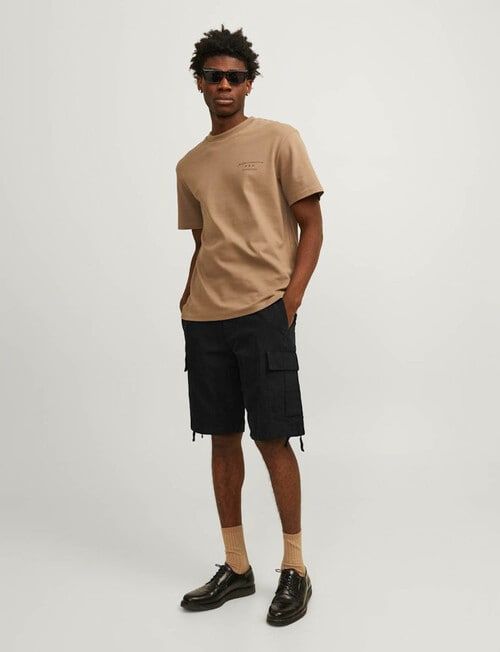 Jack & Jones Barkey Cargo Shorts, Black product photo