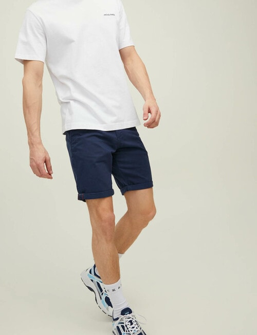 Jack & Jones Bowie Shorts, Navy Blazer product photo View 04 L