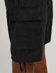 Jack & Jones Barkey Cargo Shorts, Black product photo View 05 S
