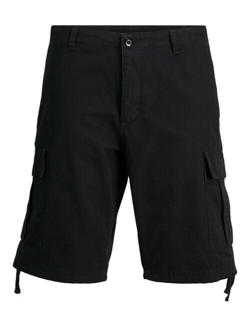 Jack & Jones Barkey Cargo Shorts, Black product photo View 07 L