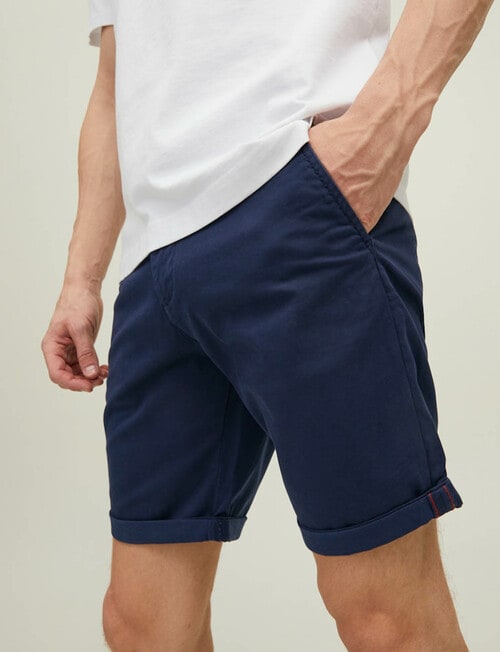 Jack & Jones Bowie Shorts, Navy Blazer product photo View 05 L