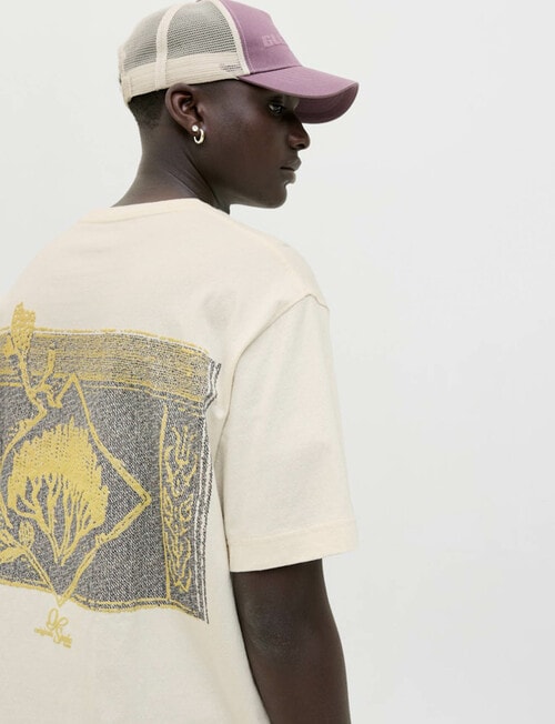 Jack & Jones Jorgramercy Back Graphic Tee, Antique White product photo View 04 L