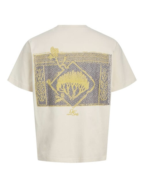 Jack & Jones Jorgramercy Back Graphic Tee, Antique White product photo View 08 L