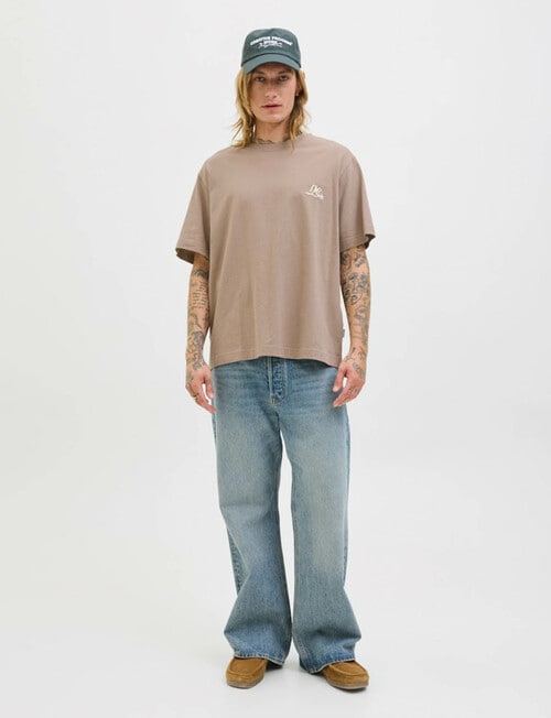 Jack & Jones Jorgramercy Back Graphic Tee, Mocha Meringue product photo