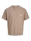 Jack & Jones Jorgramercy Back Graphic Tee, Mocha Meringue product photo View 08 S
