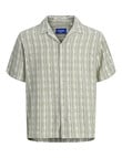 Jack & Jones Luke Billyburg Structure Shirt, Olive Drab product photo View 03 S