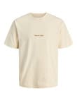 Jack & Jones Jorgramercy Embroidered Tee, Antique White product photo