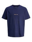 Jack & Jones Jorgramercy Embroidered Tee, Ocean Cavern product photo