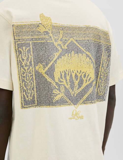 Jack & Jones Jorgramercy Back Graphic Tee, Antique White product photo View 06 L