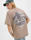 Jack & Jones Jorgramercy Back Graphic Tee, Mocha Meringue product photo View 04 S