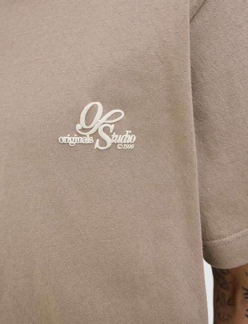 Jack & Jones Jorgramercy Back Graphic Tee, Mocha Meringue product photo View 05 L