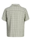 Jack & Jones Luke Billyburg Structure Shirt, Olive Drab product photo View 04 S