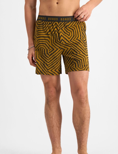 Bonds Woven Sleep Short, Carved Stone product photo View 02 L