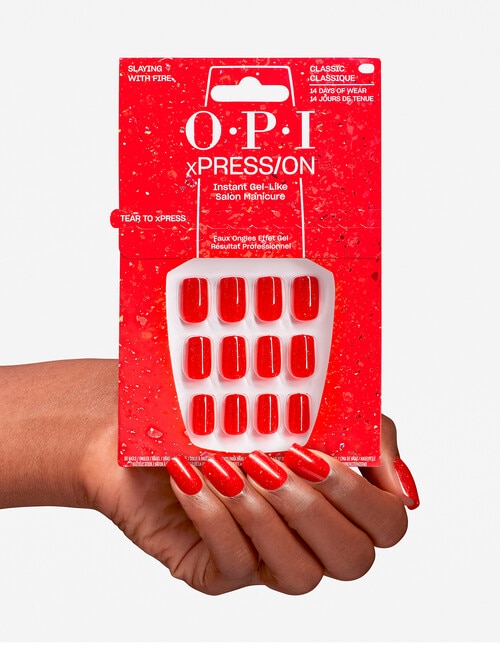 OPI XPressOn, Slaying with Fire product photo