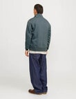 Jack & Jones Quarter Zip Vesterbro Sweater, Stormy Weather product photo View 02 S