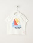Teeny Weeny Boat Short Sleeve Tee, White product photo