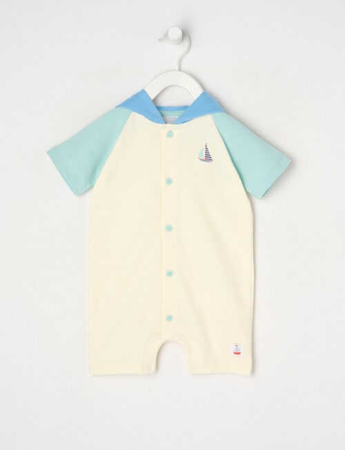 Teeny Weeny Romper, Cream product photo