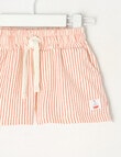 Teeny Weeny Stripe Short, Red product photo View 02 S